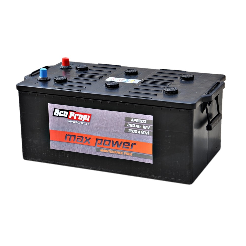 Alleviate analysis Attempt Baterie auto ACUPROFI MAX-POWER 220 Ah AP2203 EN 1200A | Acu Shop