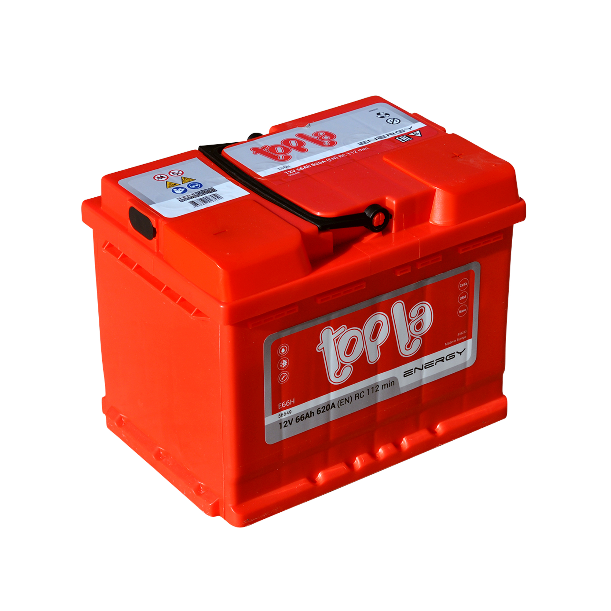 Deny discretion Fore type Baterie auto TOPLA ENERGY 66Ah 108066 EN 620A | Acu Shop